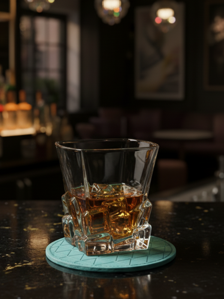 Verre à Whisky - GENTLEMAN - <br> (Verre Taillé Style Cristal)