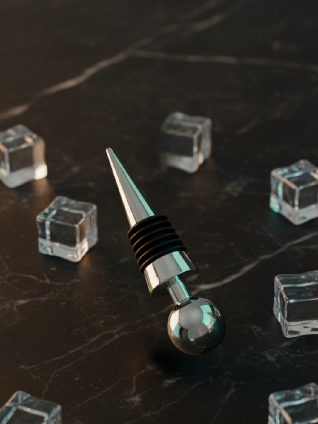 Accessoires Cocktail <br>  Bouchon de Bouteille Métallique