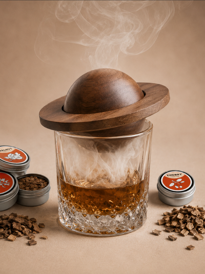 Kit Fumoir à Whisky <br> - SATURNE -  <br> Avec Arômes