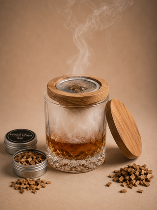 Kit Fumoir à Whisky <br> - Classique Bois -  <br> Avec Arômes