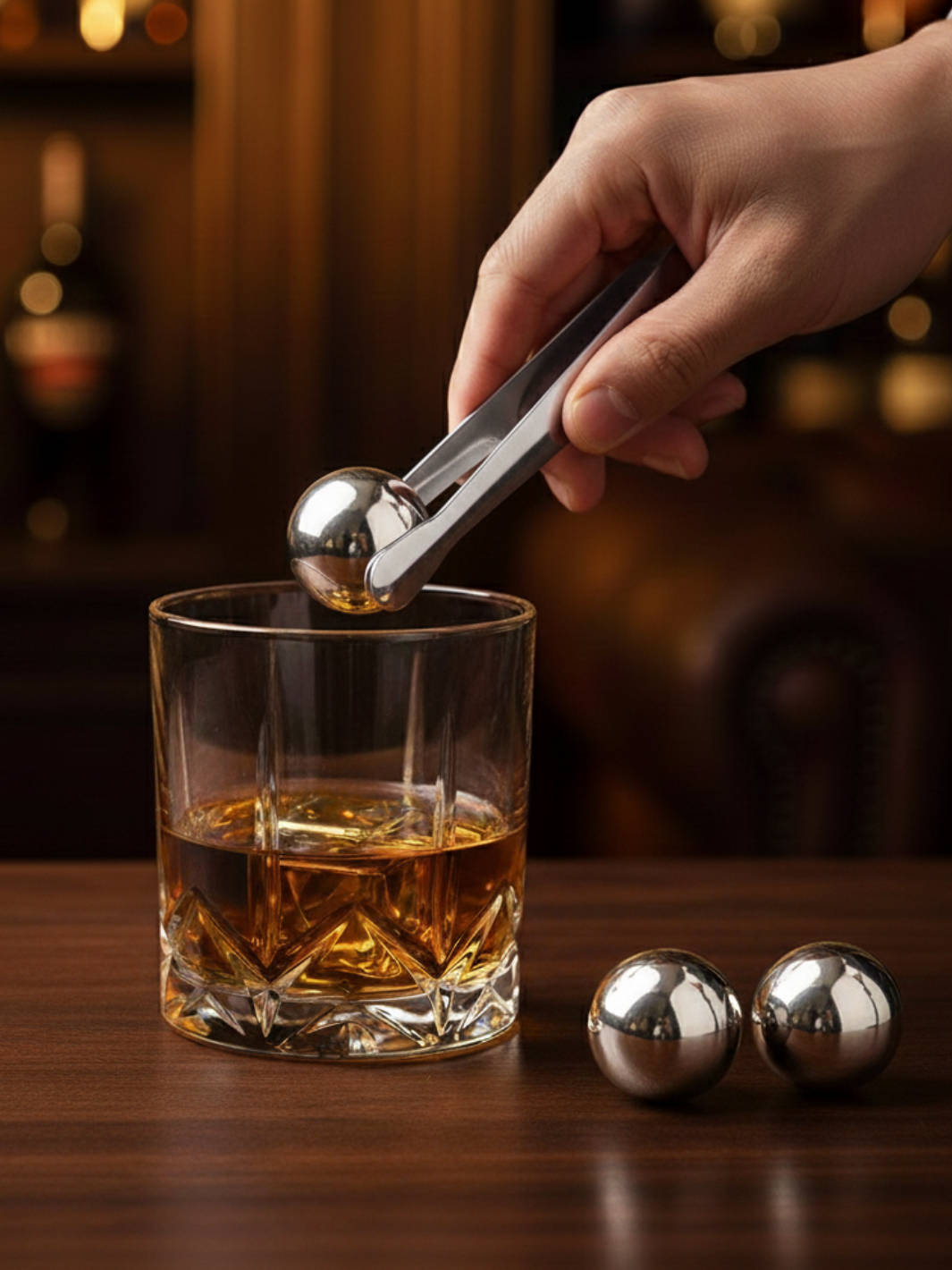 Pierres à Whisky <br> - ORION -<br> Acier Inoxydable