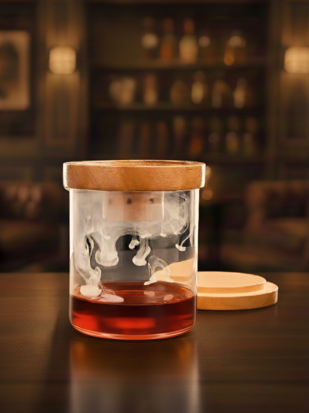 Kit Fumoir à Whisky <br> - Bois -  <br> Avec Arômes