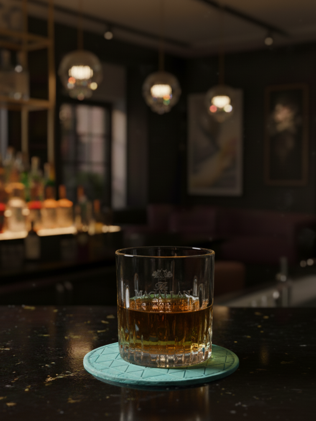 Verre à Whisky <br> - MAISON MACALLAN - <br> (Style Cristal Haut de Gamme)