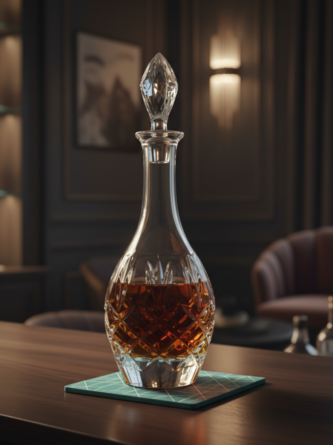 Carafe à Whisky <br> – MAJESTÉ – <br> (Verre Transparent Prestige)