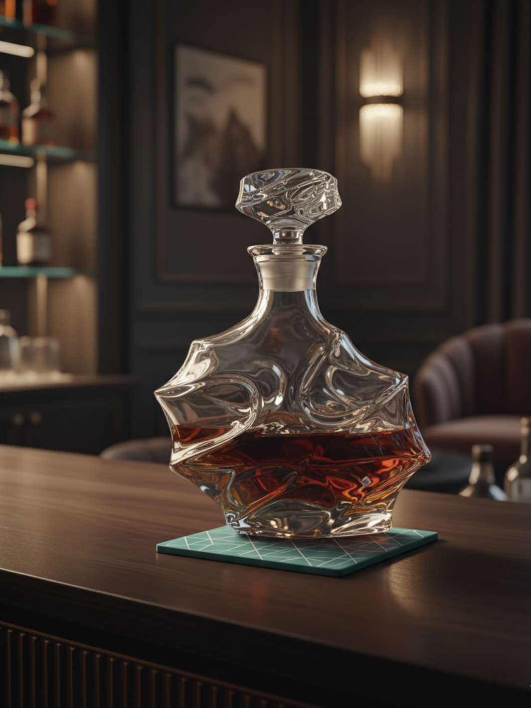 Carafe à Whisky <br> – HÉRITAGE – <br> (Style Cristal Haut de Gamme)