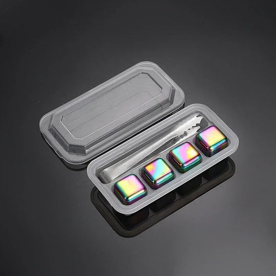 Pierres à Whisky <br> - RAINBOW - <br> Acier Inoxydable